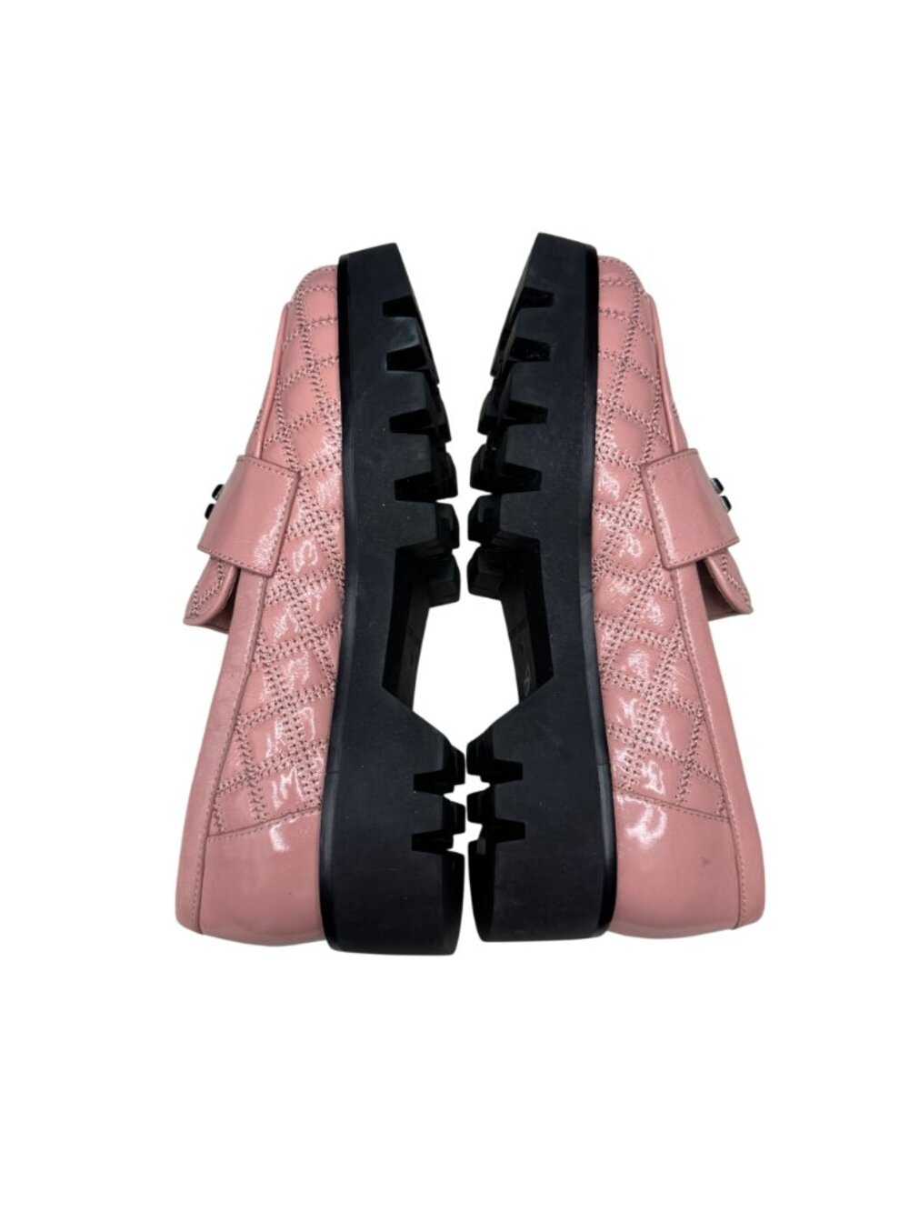 NEW Tory Burch Mini Everly Chunky Quilted Patent Loafers Women's, Size 7M NWOB - Picture 7 of 9